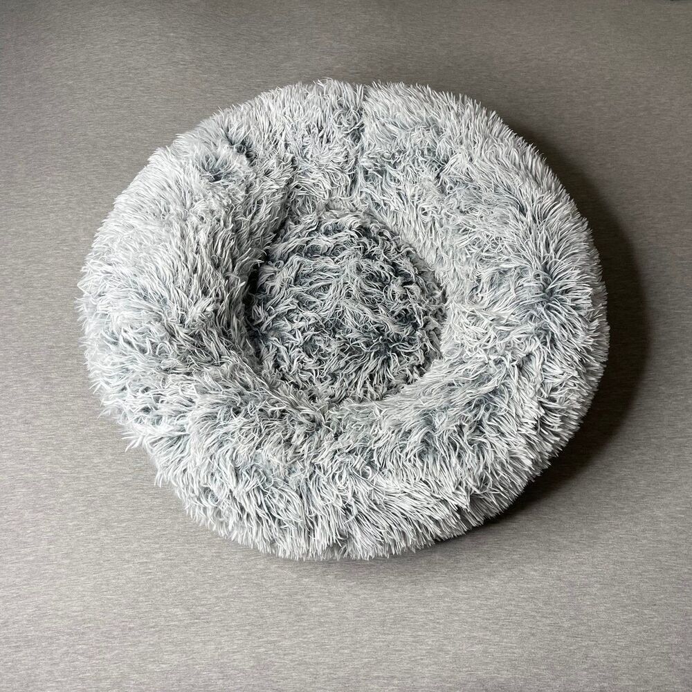 Western Home 24'' Donut Faux Fur Plush Pet Bed